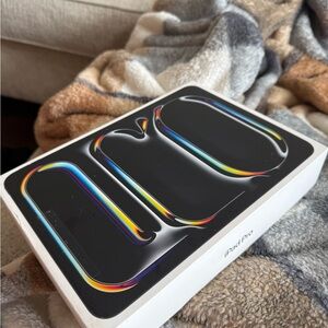 Apple iPad Pro Box with Black and Colorful Accents